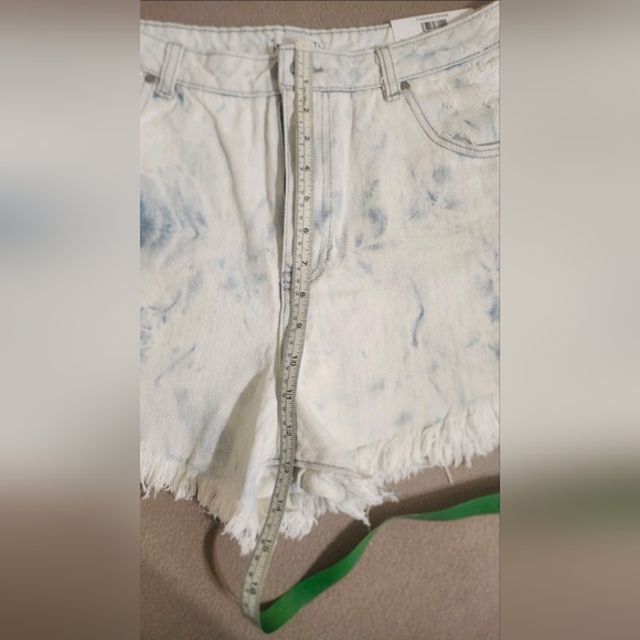 a new day Women's Jean Shorts - White and Blue - Picture 8 of 12